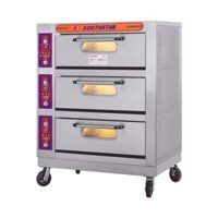 Lò nướng bánh ngọt dùng điện 3 tầng 9 khay Southstar 24 kW 380V/ 60Hz (Gía bán chưa bao gồm phí Newsun vận chuyển)