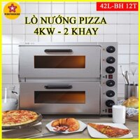 Lò nướng bánh, pizza  2 ngăn công suất lớn 4KW-42L | Bảo hành 12 tháng