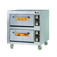 Lò nướng bánh pizza 2 tầng độc lập