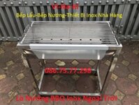 Lò nướng BBQ inox ngoài trời,Bếp nướng than hoa giá rẻ Bình Phước