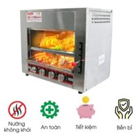 Lò Nướng Chín Thực Phẩm Không Khói Salamander 4 Họng Bằng Gas NEWUSN (Gía bán chưa bao gồm phí Newsun vận chuyển)