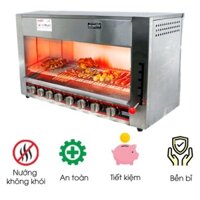Lò Nướng Chín Thực Phẩm Không Khói Salamander 8 Họng Bằng Gas NEWUSN (Gía bán chưa bao gồm phí Newsun vận chuyển)