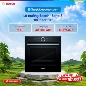 Lò nướng đa năng Bosch HBG675BB1F - 71L