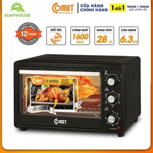 Lò nướng đa năng Comet CM6518B - Màu đen