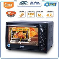 Lò nướng điện đa năng 16 lít Comet CM6512 - Hàng Chính Hãng