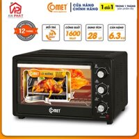 Lò nướng điện đa năng 28L Comet CM6518 - Hàng Chính Hãng Bảo Hành 12 Tháng