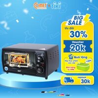 Lò Nướng Điện Đa Năng Comet CM6510 10L - Đen - Hàng Chính Hãng