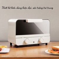 Lò nướng điện mini 10L, lò nướng bánh, màu trắng hồng, Freeship, Bảo hành 12 tháng – Home Decoration VN