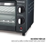 Lò nướng Halogen thanh nướng kép - 10L Sunhouse SHD4206