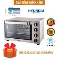 Lò nướng Hyundai_Dung tích 30L/35L/45L HDE 3000S_ Tem số hóa xác thực SP chính hãng_Bảo hành 12tháng_Đổi trả tới 7 ngày