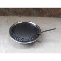 Lò nướng inox đặt âm bàn kèm vỉ nướng gang chống dính cao cấp