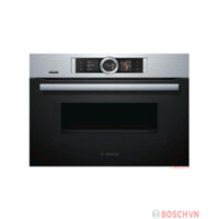 Lò nướng kết hợp vi sóng Bosch CMG656BS6B, 45L, kết nối Homeconnect.