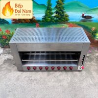 Lò nướng không khói, bếp nướng thịt salamander 8 họng gas