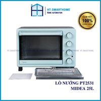 Lò nướng Midea PT2531 dung tích 25L - Lò nướng bánh gia đình tự động đa chức năng dung tích lớn