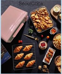 Lò nướng Minimum Litres Oven SEOULCOOK 10 lít - Hàng chính hãng - Hồng