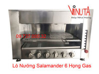 lò nướng salamander 6 họng gas | bếp nướng thịt, hải sản bằng gas uy tín, giá rẻ
