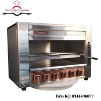 LÒ NƯỚNG SALAMANDER 6 HỌNG DÙNG GAS- LÒ NƯỚNG THỊT CHUYÊN DỤNG BẢO HÀNH 12 THÁNG.