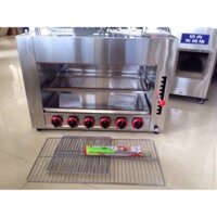 Lò Nướng Salamander 6 Họng Dùng Gas