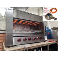 Lò nướng Salamander 6 họng dùng gas
