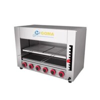 Lò Nướng Salamander Gas 6 Họng Đốt Inox GSL06 GOMA
