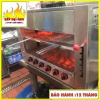 Lò nướng salamander, lò nướng salamander 6 họng, bếp nướng không khói, bếp nướng công nghiệp không khói