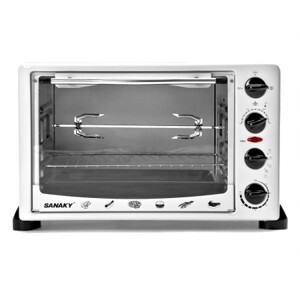 Lò nướng cơ Sanaky VH35S (VH-35) - 35 lít, 1600W, màu S/ B/ N