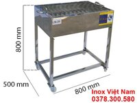 Lò Nướng Than Inox Mini [Loại Nhỏ] LN-04