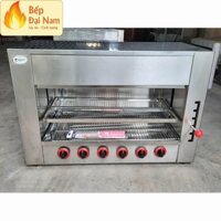 Lò nướng thịt dùng gas, lò nướng salamander 6 họng