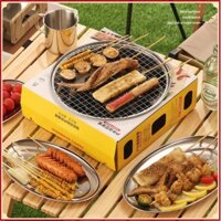 Lò Nướng Thịt Dùng Một Lần - Tiện Lợi & Đa Năng (Kèm kẹp inox, cọ dầu, than x30 viên) 💯Store VN💯