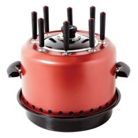 Lò nướng thịt nướng Monster Cooker, nấu nướng và nướng bánh không khói, lò nướng thịt cao cấp, có túi cầm tay (NAV-3000)