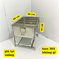 Lò nướng thịt than hoa, bếp nướng thịt gia đình, bếp nướng thịt kích thước 40 * 60 cao 40 cm