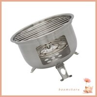 Lò nướng và nấu ăn than Mini Boom cho dã ngoại và hiên ăn bằng thép không gỉ Ba lô sinh tồn