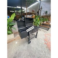 Lò nướng xông khói landmann 212, bếp nướng than hoa cao cấp ngoài trời landmann 212 có mô tơ xoay gà tự động