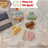 Lô quấn cuốn tóc tự dính kèm kẹp giữ cố định tóc mái tạo kiểu mái cúp, mái bay mẫu mới 2022 siêu cute giao ngẫu nhiên - Set 2 cái