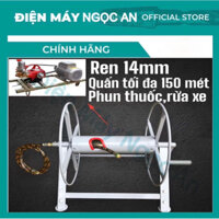 Lô Quấn Dây, Rulo Quấn Dây Full Bộ Cho Máy Rửa Xe, Máy Xịt Thuốc Ren 14mm