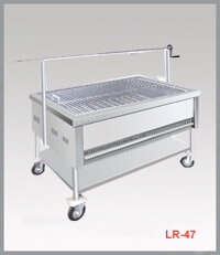 Lò Quay Heo - Bê - Nướng Thịt INOX