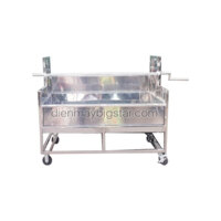 Lò quay heo nguyên con có motor và dây xích