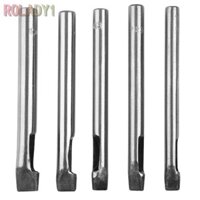 Lỗ rỗng 3mm 6-10mm Dây đeo đồng hồ DIY Dụng cụ hình bầu dục bằng da