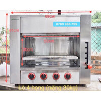 Lò Salamander 4 họng gas