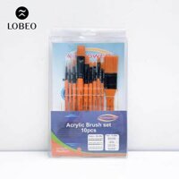 [Lỗ Store] Cọ Artpower vẽ màu Acrylic bộ 10 cây