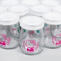 Lọ Sữa Chua Thủy Tinh In Hình 100Ml