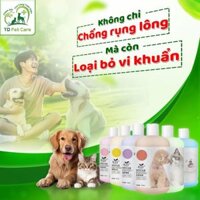 Lọ Sữa Tắm Cho Chó Mèo Thơm Lâu Mượt Lông DORRIKEY – Chai Sữa Tắm Dầu Gội Chó Poodle Mượt Lông
