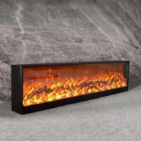 Lò sưởi 3D L3D-003 trang trí, không tỏa nhiệt, nhiều màu