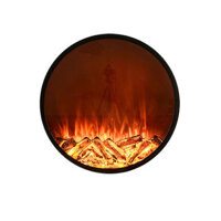 Lò sưởi 3D tròn trang trí phòng khách L3D 003