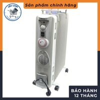 Lò sưởi dầu 13 thanh Tirross TS 926, có hẹn giờ, quạt sưởi, giá phơi, hộp đựng nước tạo ẩm, 2500-2900W TS926