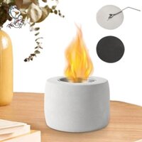 Lò sưởi để bàn Mini, Lò nướng cồn di động, Dễ mang theo, Có thể sử dụng để du lịch hàng ngày, Dễ lắp đặt và sử dụng, Bền bỉ và chắc chắn, Trang trí ấm áp và chức năng thiết thực HYJP