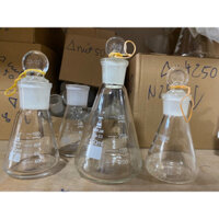 Lọ Tam Giác  Có Nút Nhám Thủy Tinh 50ml, 100ml, 250ml, 500ml, 1000ml