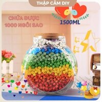 Lọ Thủy Tinh Đựng 1000 Ngôi Sao Giấy, Quà Tặng Ý Nghĩa