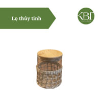 Lọ thuỷ tinh đựng bánh kẹo, hạt (KBT001LTT)