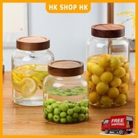 Lọ thủy tinh nắp vặn đựng đựng gia vị, trà, cà phê, thực phẩm, đồ khô